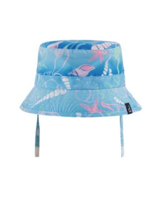 Girls' Wide Brim Beach Shell Print Beach Hat - Baby