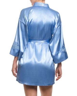 Lace Trim Robe 