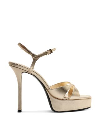 Women's Maxine Metallic Leather Platform Sandals