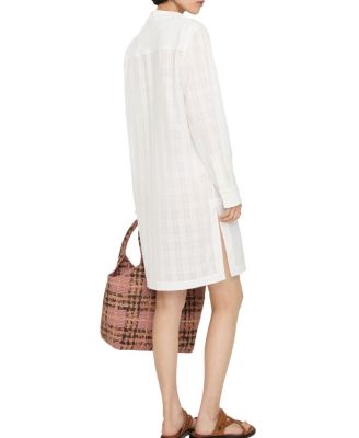 Check Cotton Voile Dress