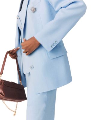 Vigalue Double Breasted Suit Jacket