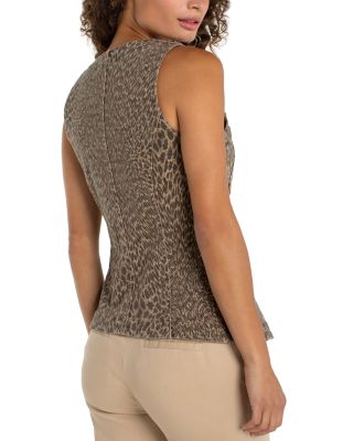 Crewneck Split Front Vest