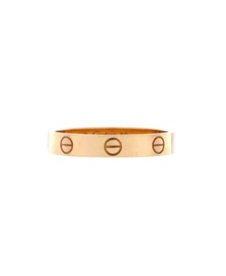  Love Wedding Band Ring 18K Gold