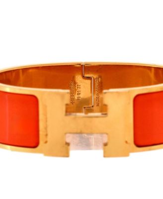 Wide Clic H Bracelet Enamel