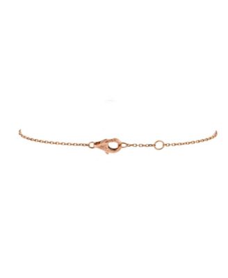  XS Amulette de Cartier Bracelet 18K Rose Gold with Diamond and Pink Opal