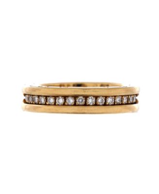  B.Zero1 One Band Ring 18K Gold and Diamonds