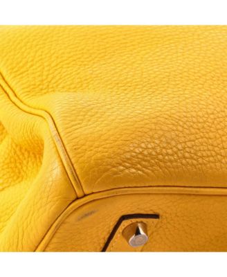 Birkin 35 Handbag Yellow Togo with Gold Hardware