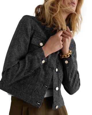 Bree Textured Trucker Jacket