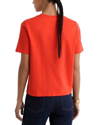 Plain Ribbed Neck T Shirt
