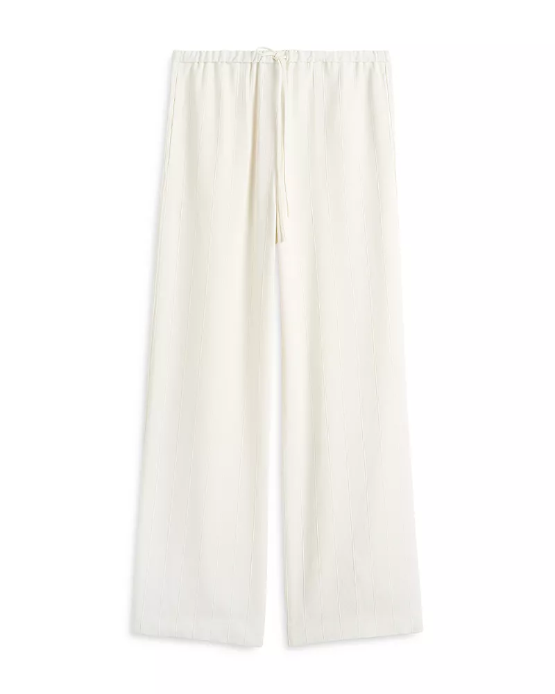 Toteme Woven Stripe Drawstring Pants
