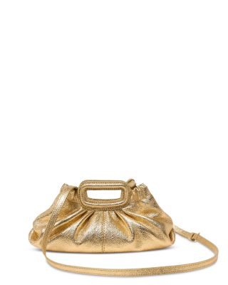 Milpli Mini Metallic Leather Clutch