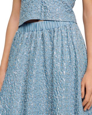 Isea Sequin Maxi Skirt