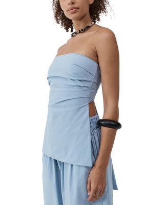 Strapless Tie Back Top