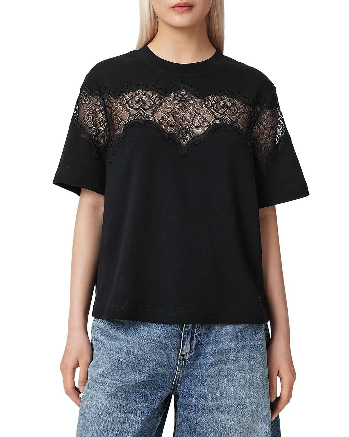 Allsaints Lisa Lace Tee