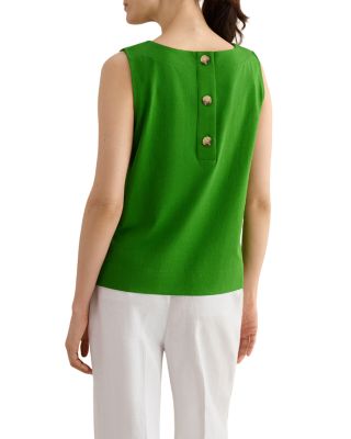 Fern Button Back Top