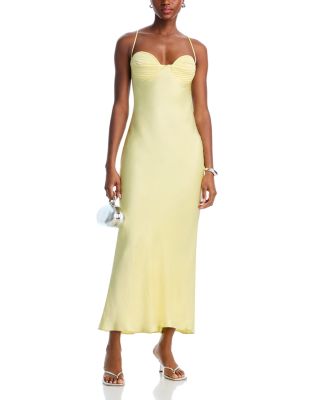 Devin Satin Maxi Dress