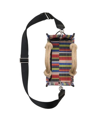 The Small Stripe Mesh Tote Bag