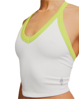 All Clear V Neck Colorblocked Top