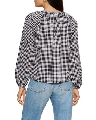 Perfect Gingham Button Blouse