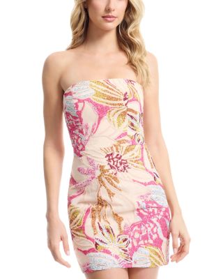 Strapless Bodycon Mini Dress