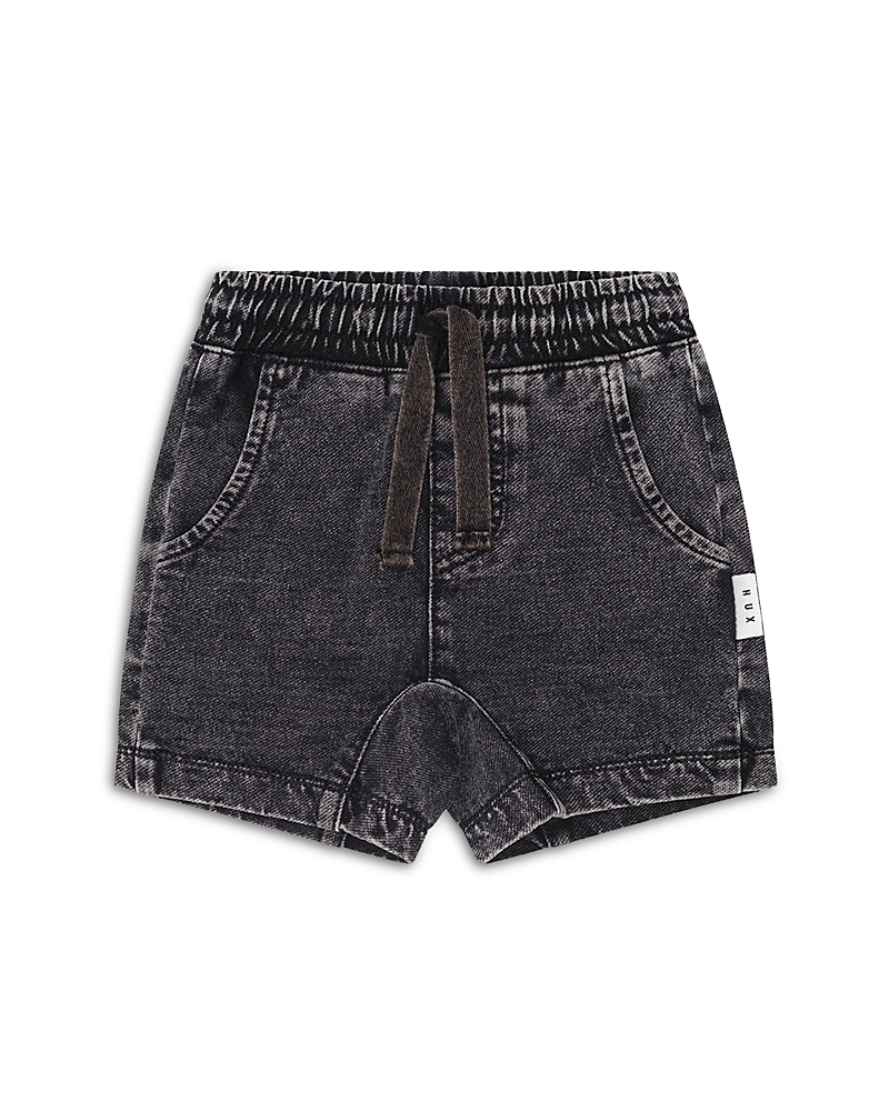 Huxbaby Boys' Knit Denim Gusset Shorts - Baby