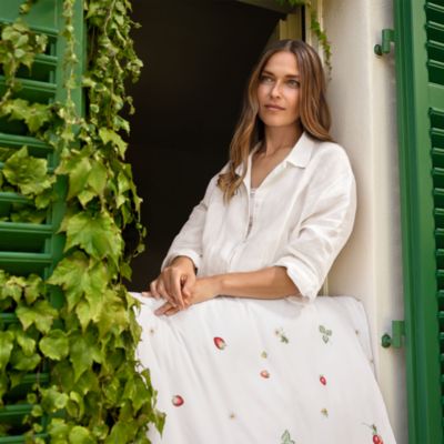 June Blanc Euro Sham 