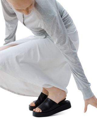 Women's Danya Leather Slide Sandals