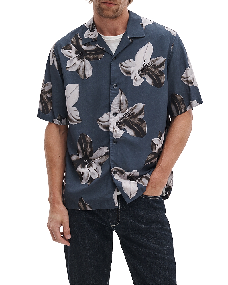 rag & bone Avery Short Sleeve Printed Shirt