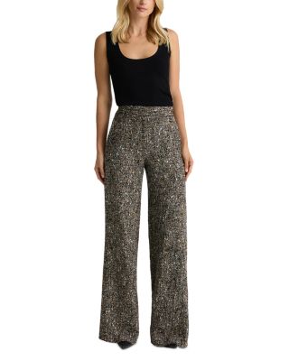 Tweed Wide Leg Pants