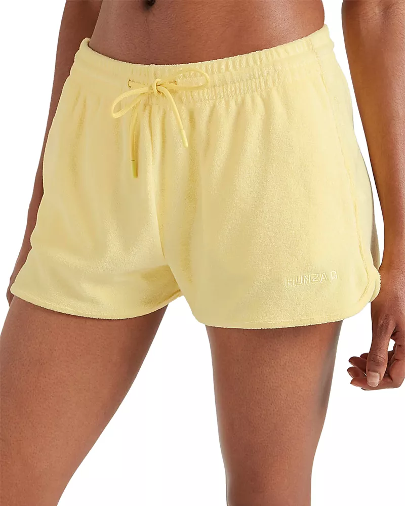 Hunza G Towelling Swim Cover-Up Shorts