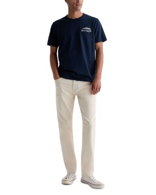 Everett Slim Straight Leg Fit Jeans in One Year Ivory