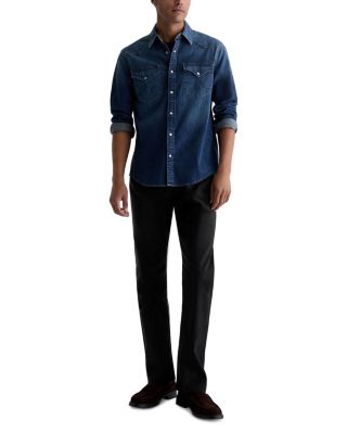 Prot&eacute;g&eacute; Straight Fit Jeans in Super Black