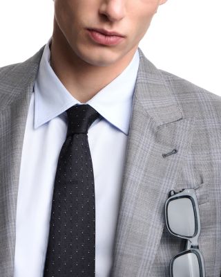 G Line Regular Fit Single Breasted Peak Lapel Suit in Super 130s Virgin Wool