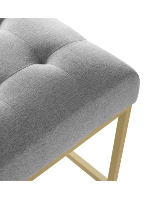  Privy Stainless Steel Upholstered Fabric Counter Stool