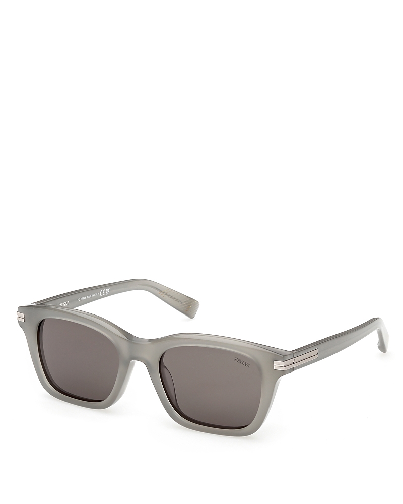 Zegna Geometric Sunglasses, 54mm