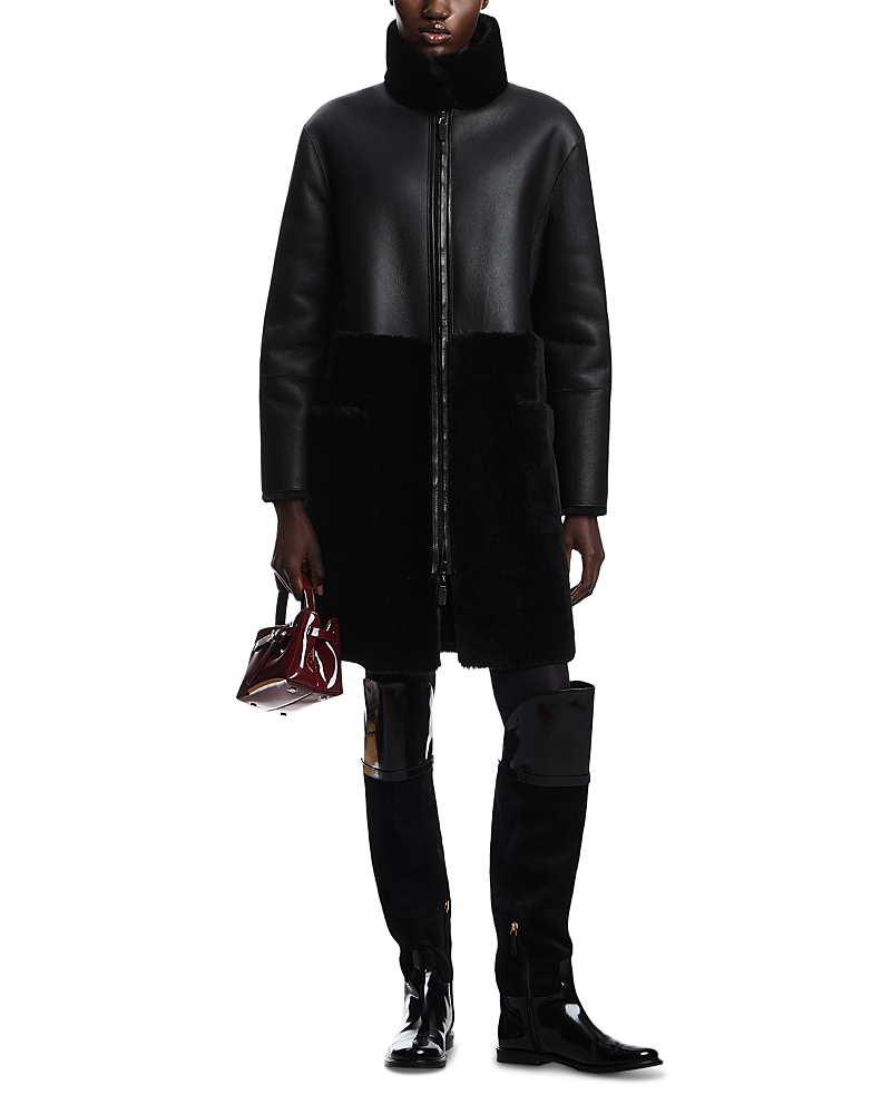 Emporio Armani Reversible Shearling Coat