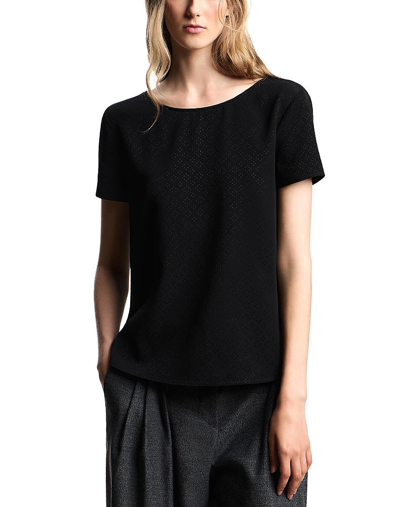 Emporio Armani Boat Neck Blouse
