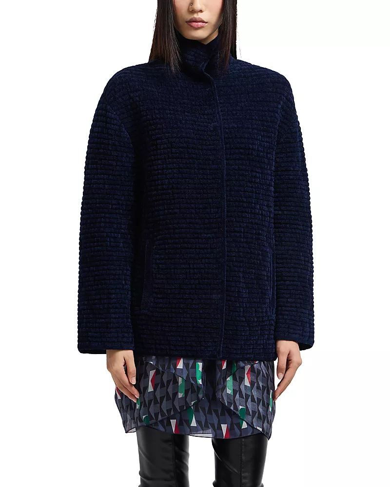 Emporio Armani Terry Effect Chenille Jacket