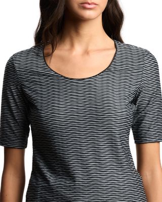 Stretch Jersey Jacquard Top