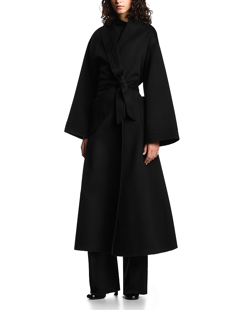 Emporio Armani Shawl Collar Belted Coat