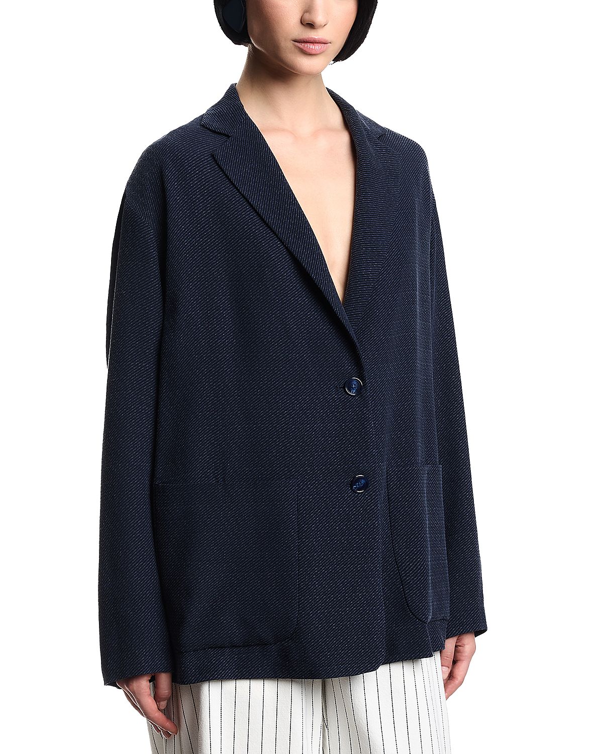 Emporio Armani Patch Pocket Deconstructed Blazer