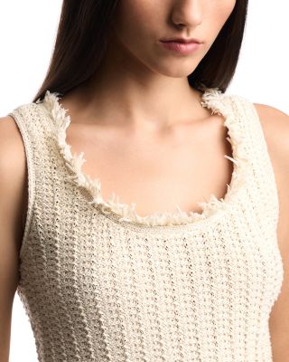 Fringe Detail Knit Top