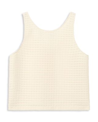 Vichy 3D Jacquard Tank Top