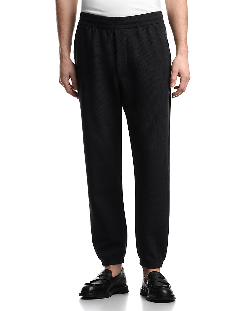 Emporio Armani Chevron Motif Interlock Joggers