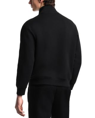 Double Jersey Zip Up Sweatshirt