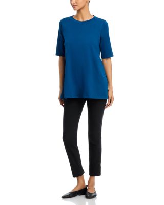 Crewneck Elbow Sleeve Easy Tunic