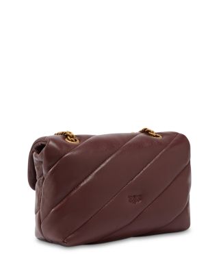 Love Puff Mini Leather Crossbody Bag