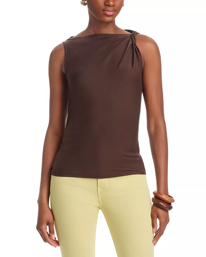 Veronica Beard Otessa Twisted Strap Top