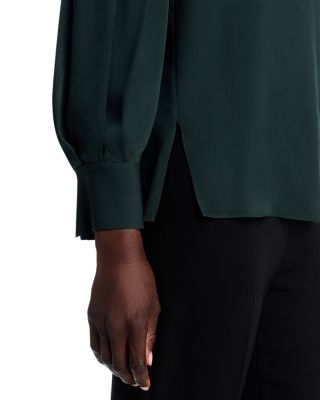 Silk Volume Sleeve Blouse