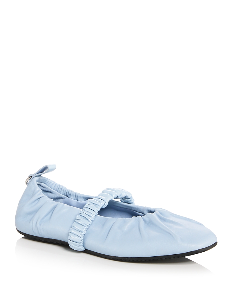 rag & bone Women's Spire Ruched Mary Jane Flats